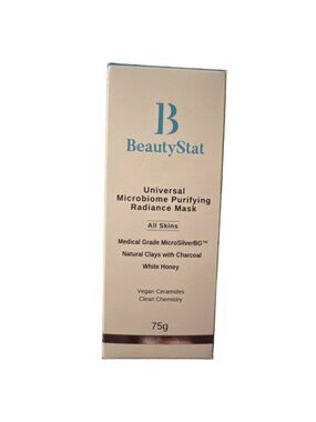 BeautyStat Universal Microbiome Purifying Radiance Mask Microsilver Clay 75g